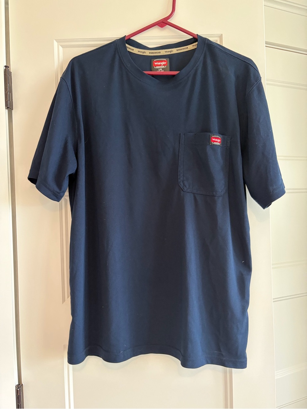 Wrangler Men’s Navy Short Sleeve Pocket Tee